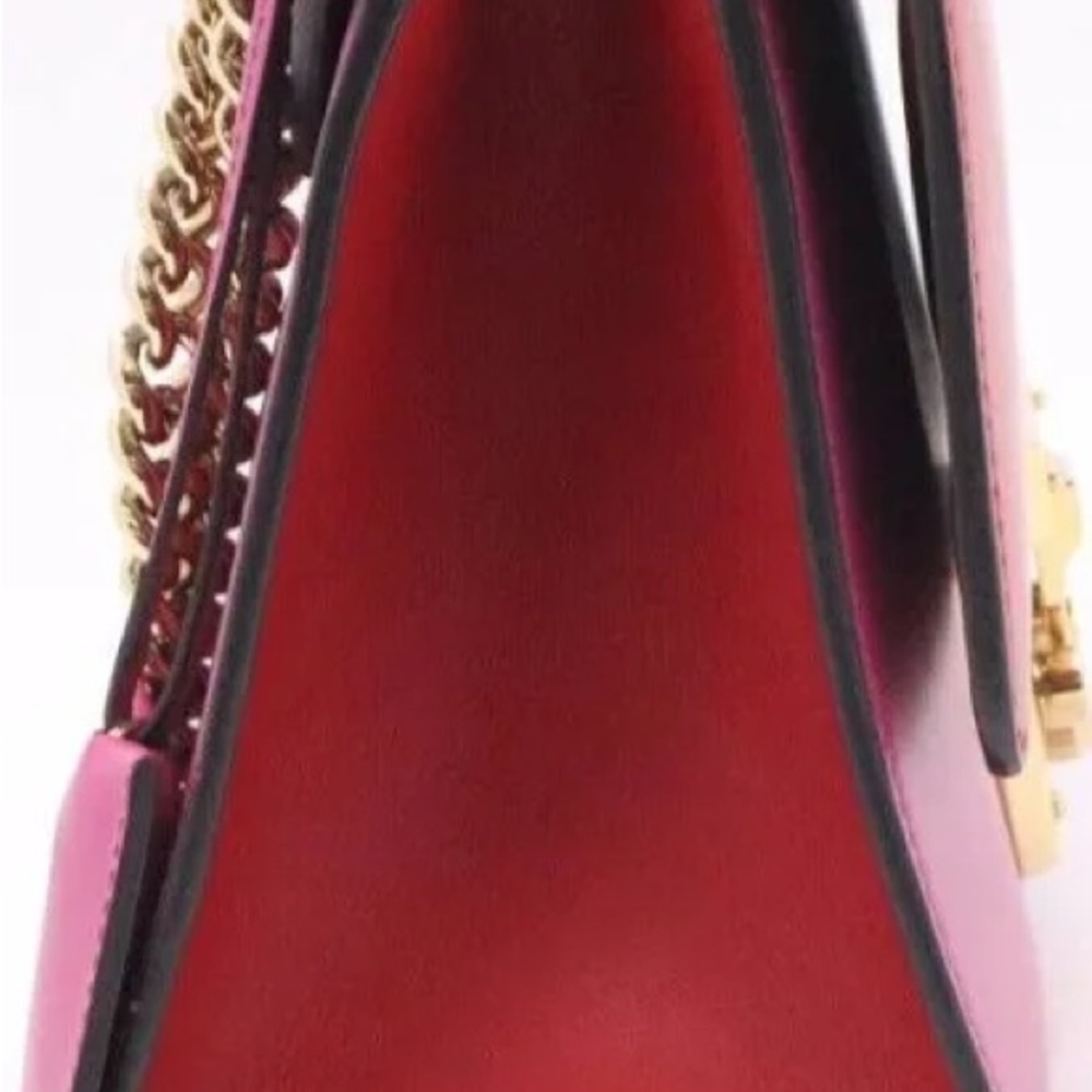 Gucci Padlock Authentic Pink and Red Shoulder/ Crossbody Bag - Picture 4 of 8